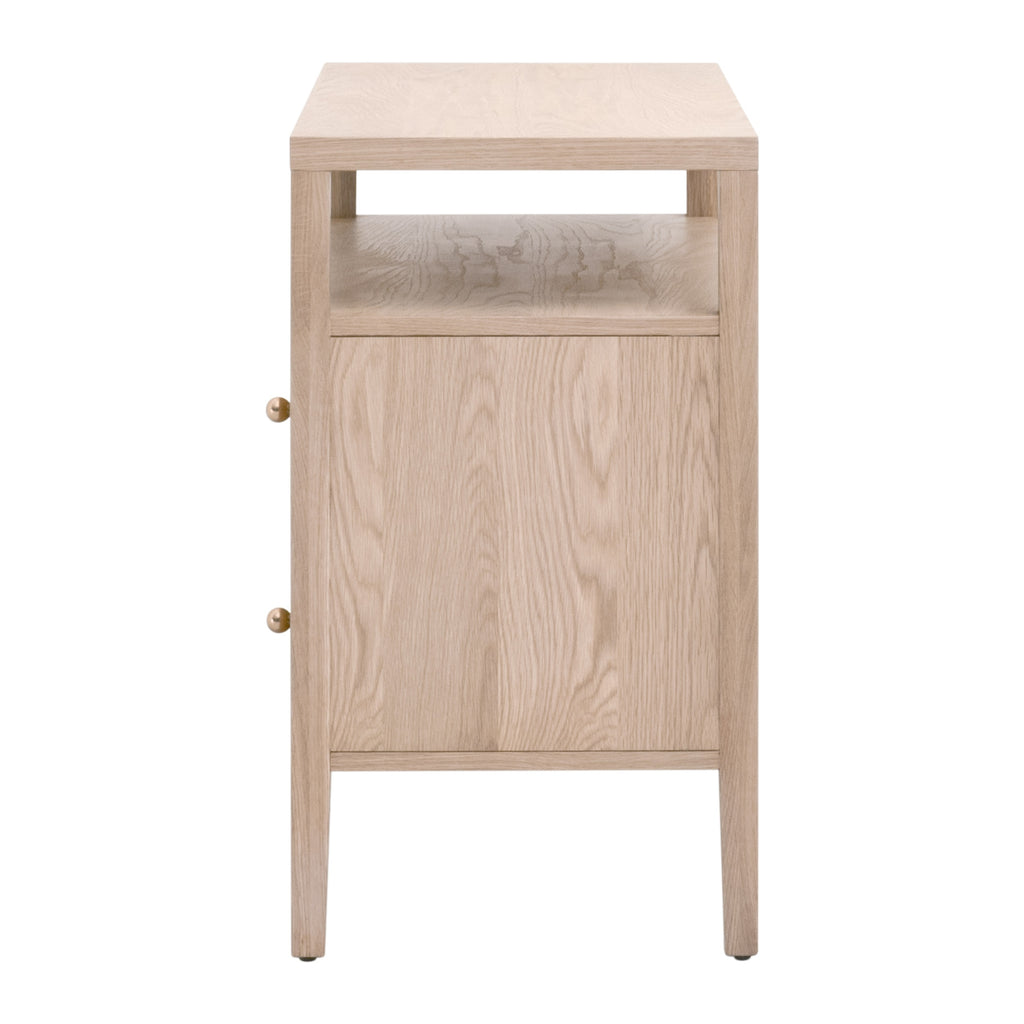 Highland Open Shelf 2-Drawer Nightstand - Light House Co.