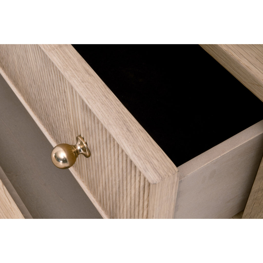 Highland Open Shelf 2-Drawer Nightstand - Light House Co.