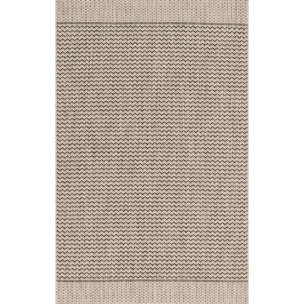 Isle Grey / Black Rug - Light House Co.
