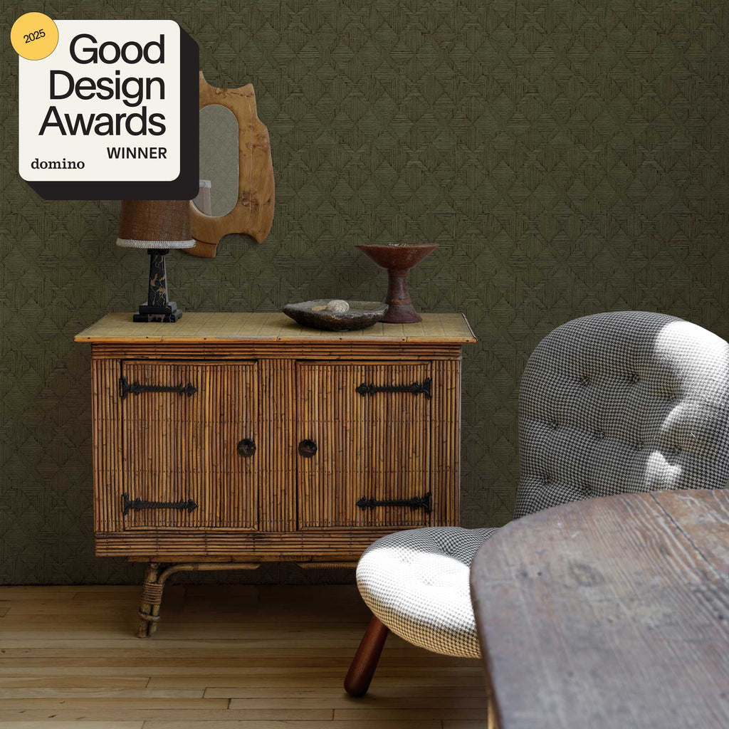 Hoffmann Faux Sisal Textured Peel and Stick Wallpaper by Jeremiah Brent | WALLPAPER | Tempaper - Light House Co.