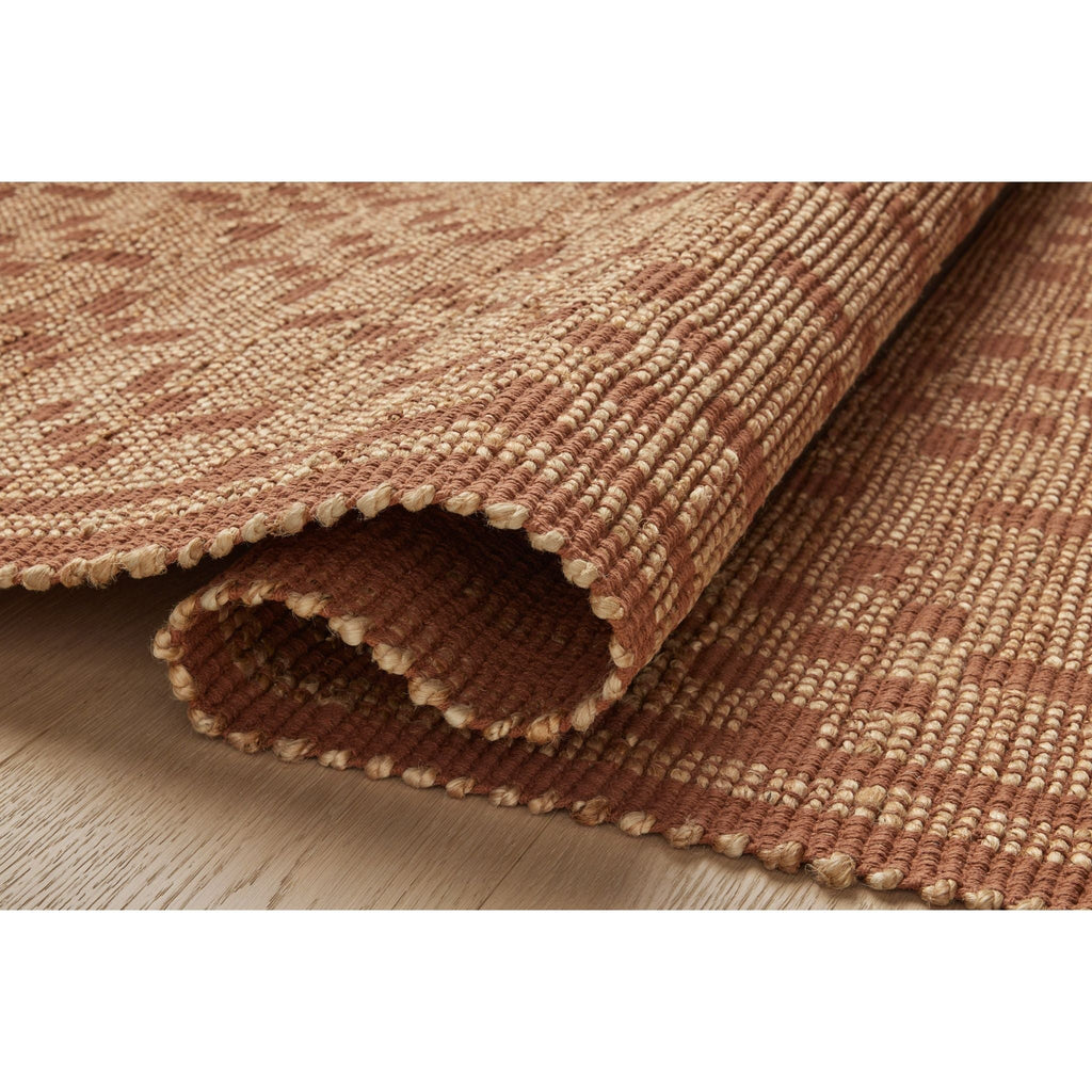 Judy Natural / Spice Rug | Chris Loves Julia x Loloi - 18" x 18" Sample | Open Box - Light House Co.