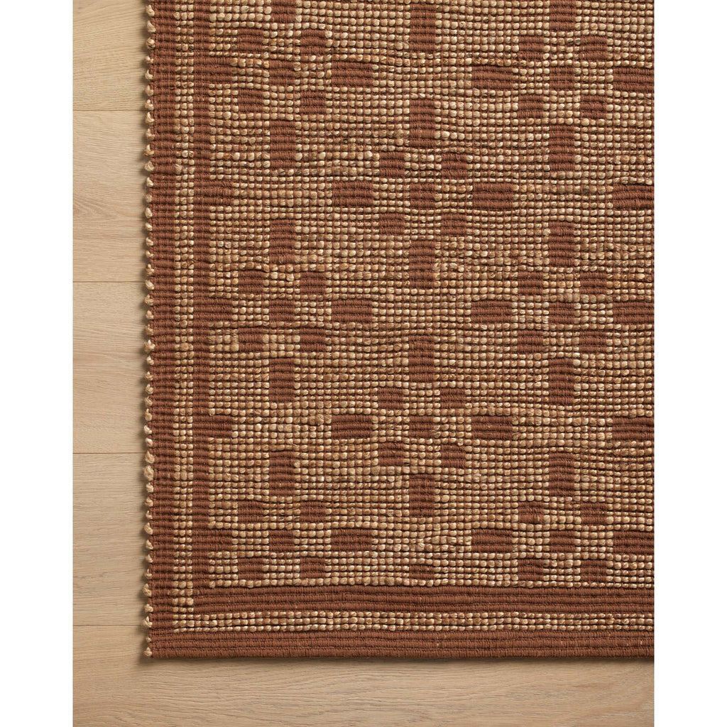 Judy Natural / Spice Rug | Chris Loves Julia x Loloi - 18" x 18" Sample | Open Box - Light House Co.