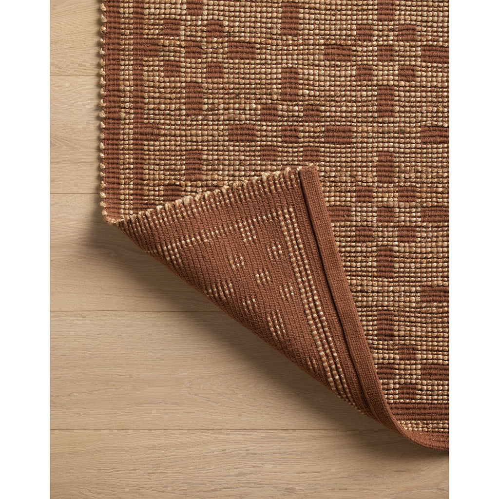 Judy Natural / Spice Rug | Chris Loves Julia x Loloi - 18" x 18" Sample | Open Box - Light House Co.
