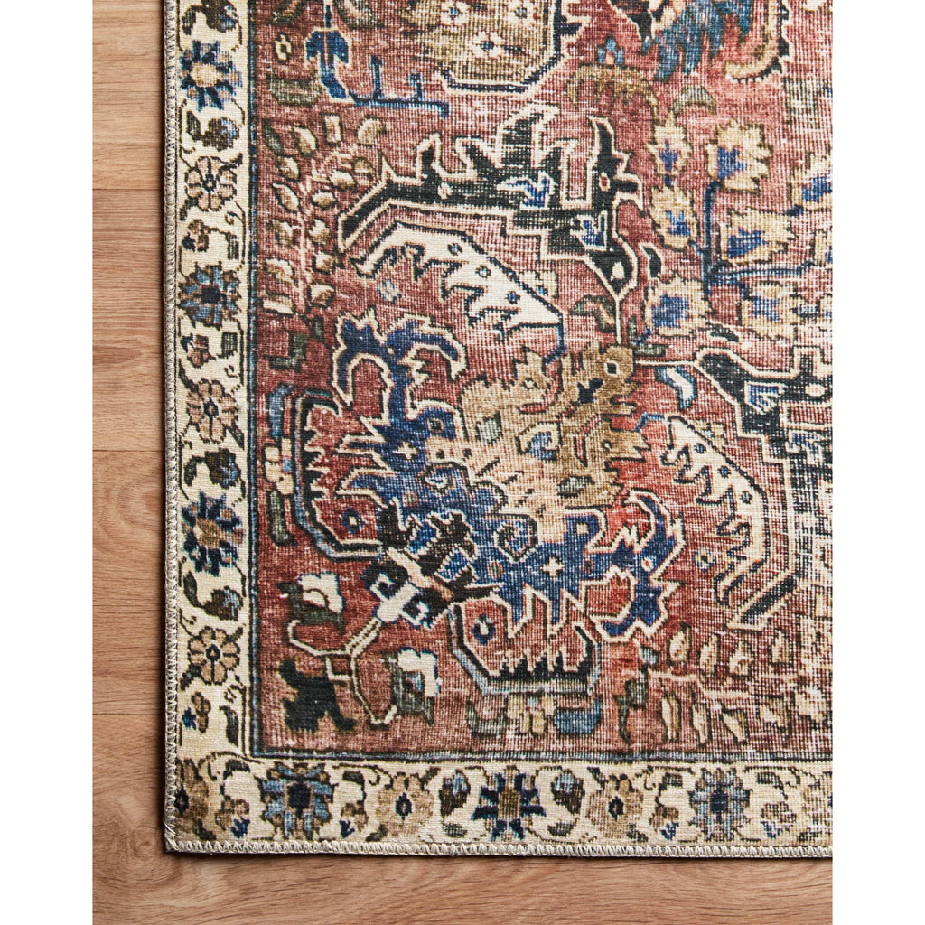 Jules Merlot / Multi Rug | Chris Loves Julia x Loloi - Light House Co.
