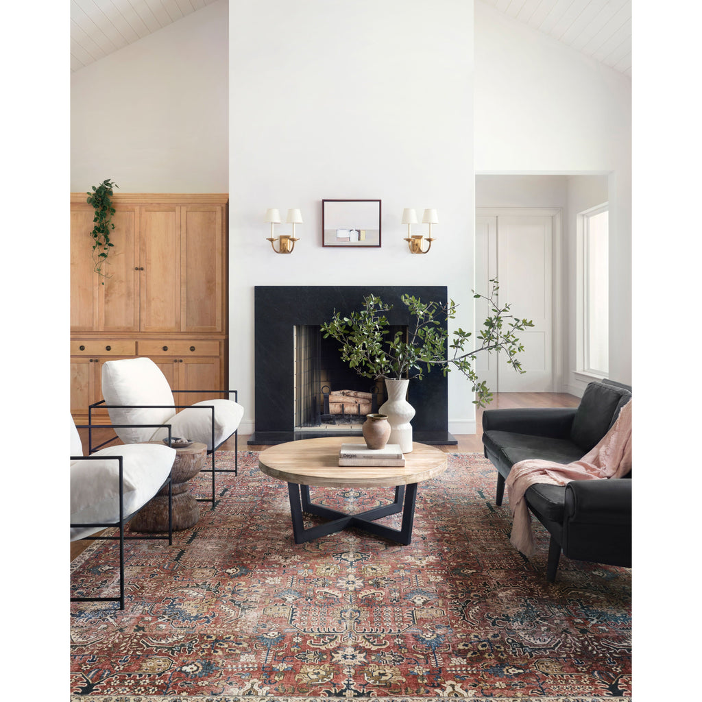 Jules Merlot / Multi Rug | Chris Loves Julia x Loloi - Light House Co.
