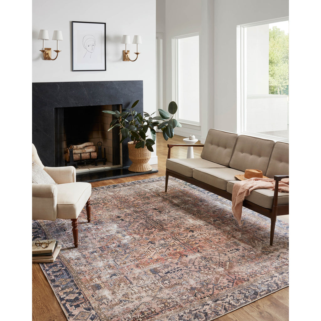 Jules Terracotta / Multi Rug | Chris Loves Julia x Loloi - Light House Co.