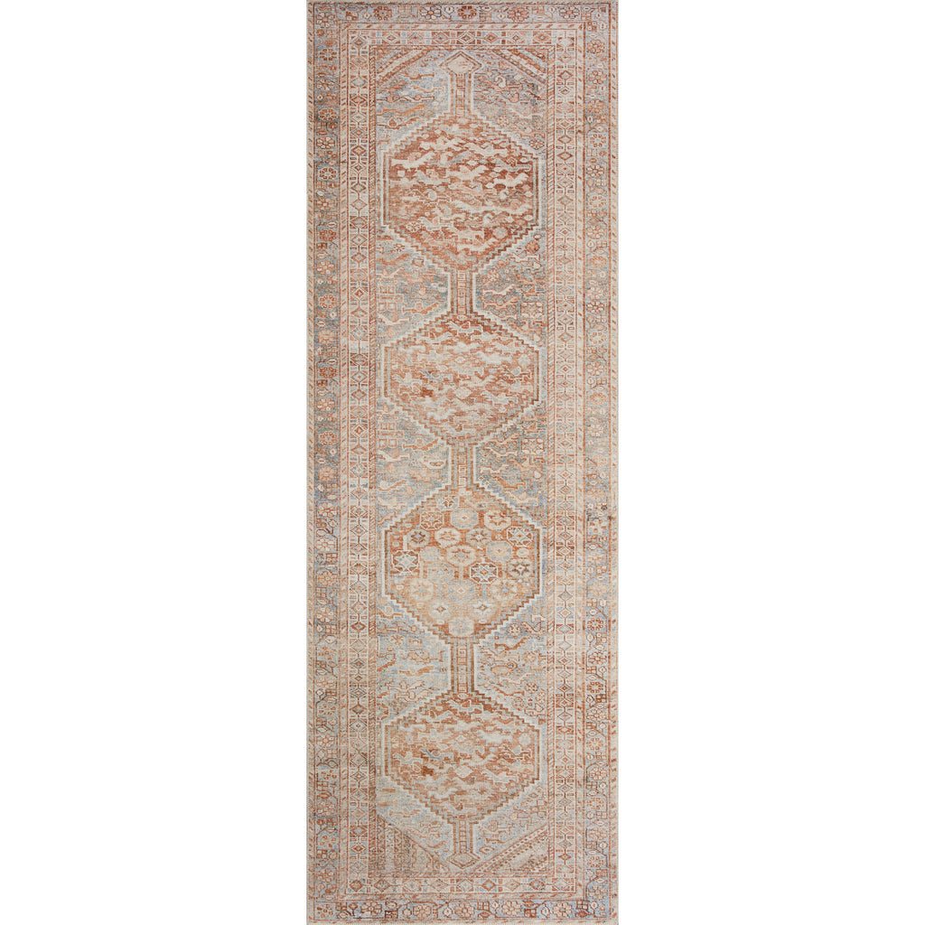 Jules Tangerine / Mist Rug | Chris Loves Julia x Loloi - Light House Co.