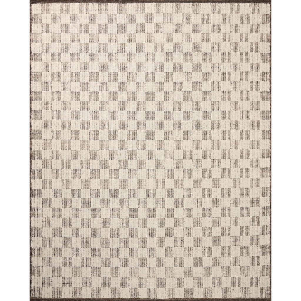 Knox Ivory / Mocha Rug | Brigette Romanek x Loloi 7'9" x 9'9" | Open Box - Light House Co.