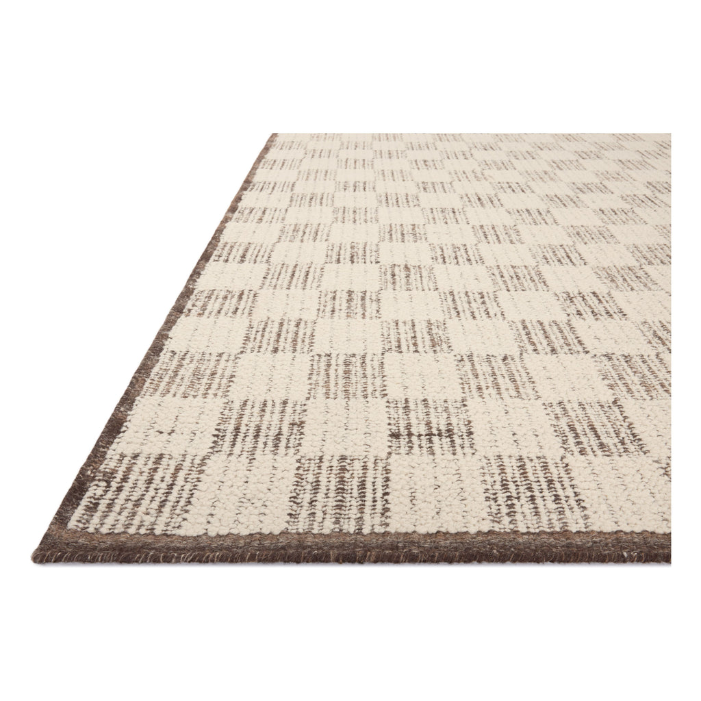 Knox Ivory / Mocha Rug | Brigette Romanek x Loloi 7'9" x 9'9" | Open Box - Light House Co.
