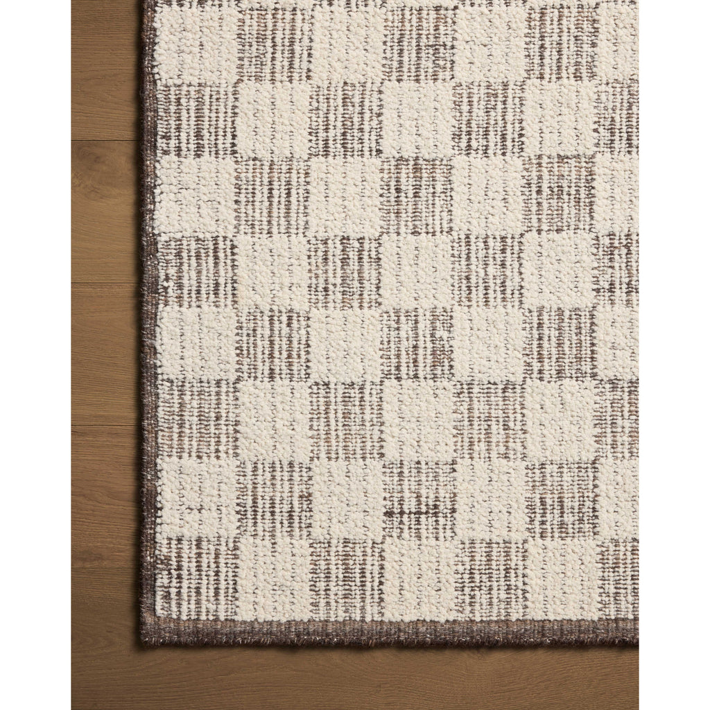 Knox Ivory / Mocha Rug | Brigette Romanek x Loloi 7'9" x 9'9" | Open Box - Light House Co.