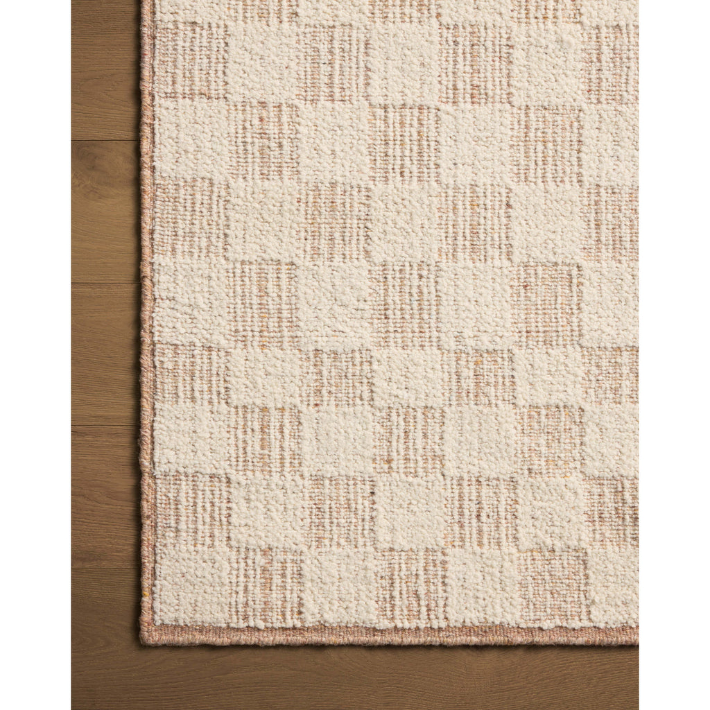 Knox Ivory / Terracotta Rug | Brigette Romanek x Loloi - 2'-0" x 3'-0" | Open Box - Light House Co.