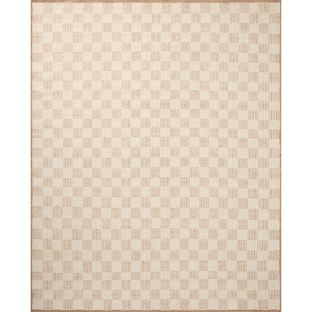 Knox Ivory / Terracotta Rug | Brigette Romanek x Loloi - 2'-0" x 3'-0" | Open Box - Light House Co.