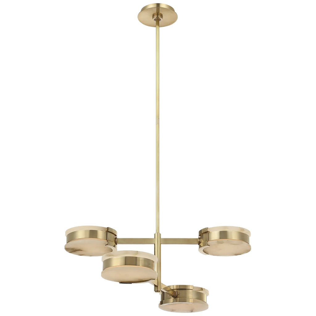 Melange 25" Multi-Positional Semi-Flush Chandelier - Light House Co.