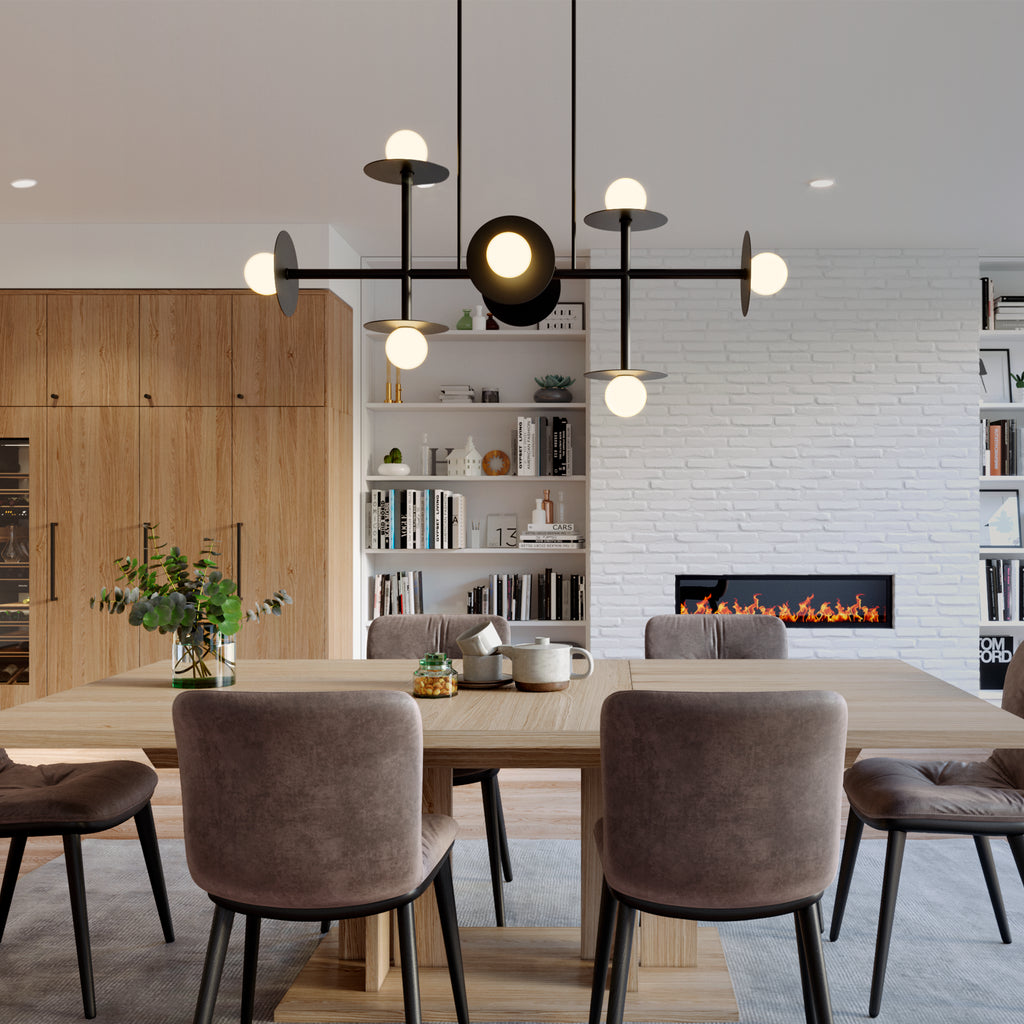 Nodes Large Linear Chandelier - Light House Co.