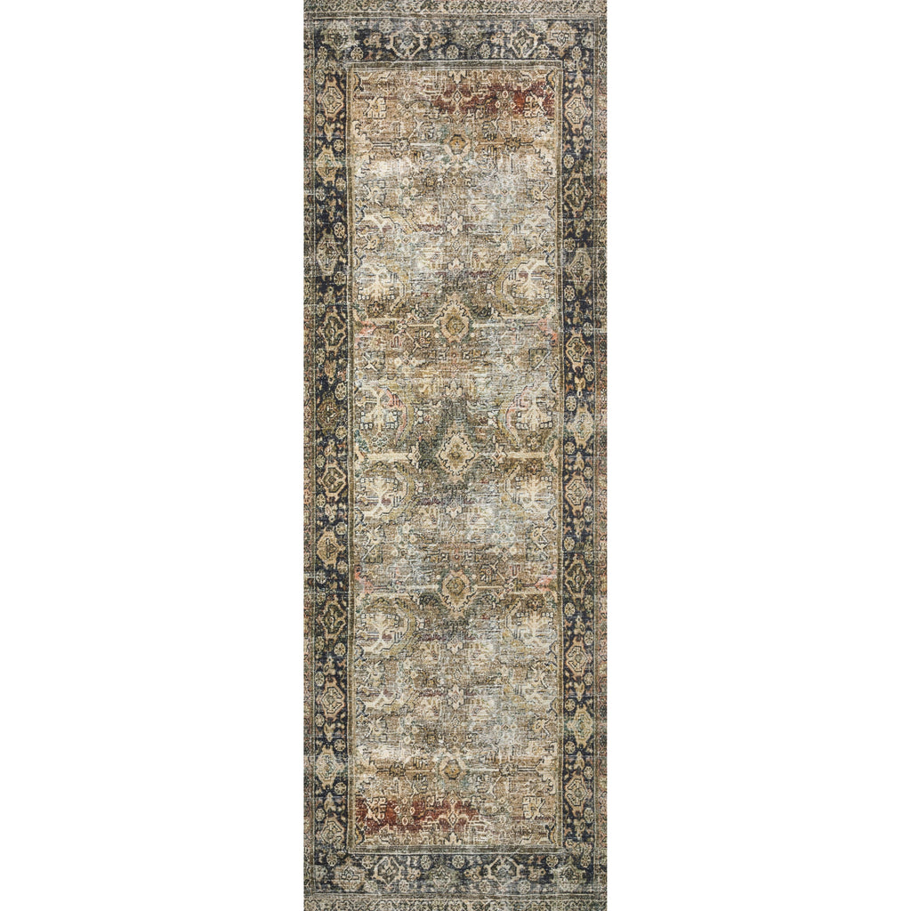 Layla Olive / Charcoal Rug - Light House Co.