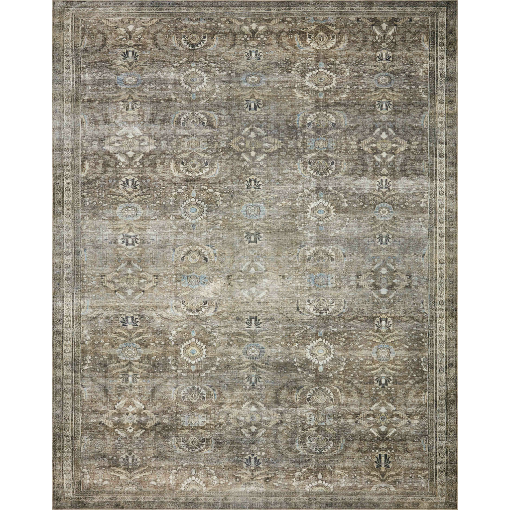 Layla Antique / Moss Rug - 18" x 18" Sample | Open Box - Light House Co.