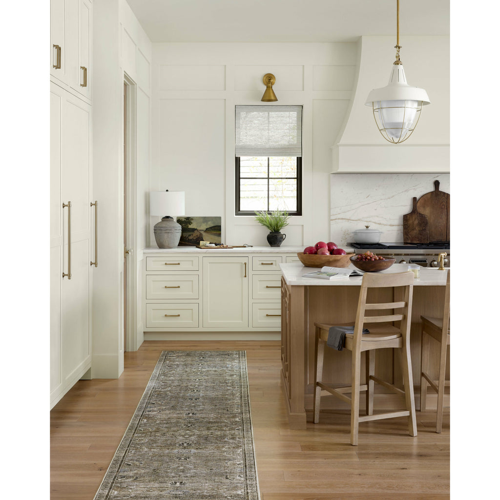 Layla Antique / Moss Rug - 18" x 18" Sample | Open Box - Light House Co.