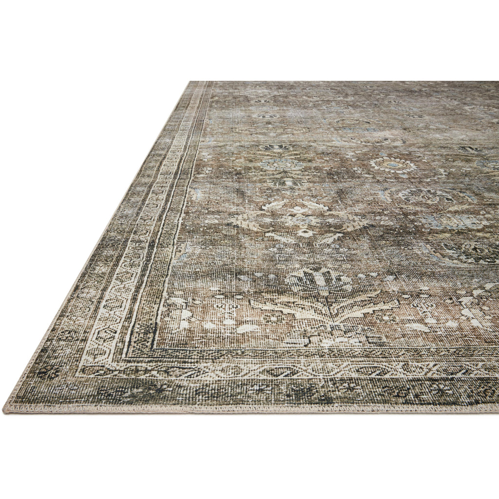 Layla Antique / Moss Rug - 18" x 18" Sample | Open Box - Light House Co.