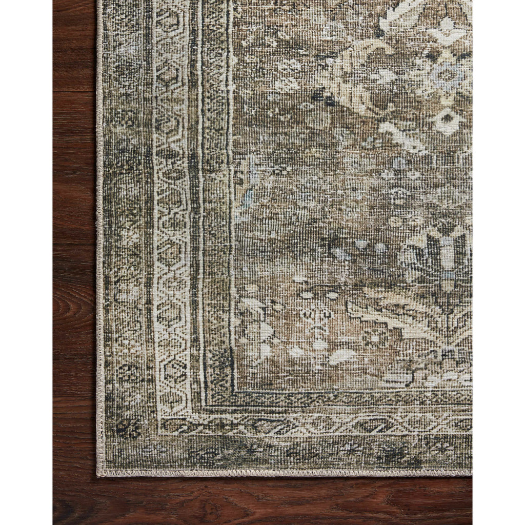 Layla Antique / Moss Rug - 18" x 18" Sample | Open Box - Light House Co.