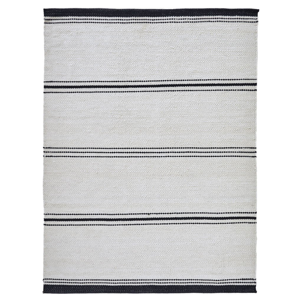 Alice Ivory & Black Rug - Light House Co.
