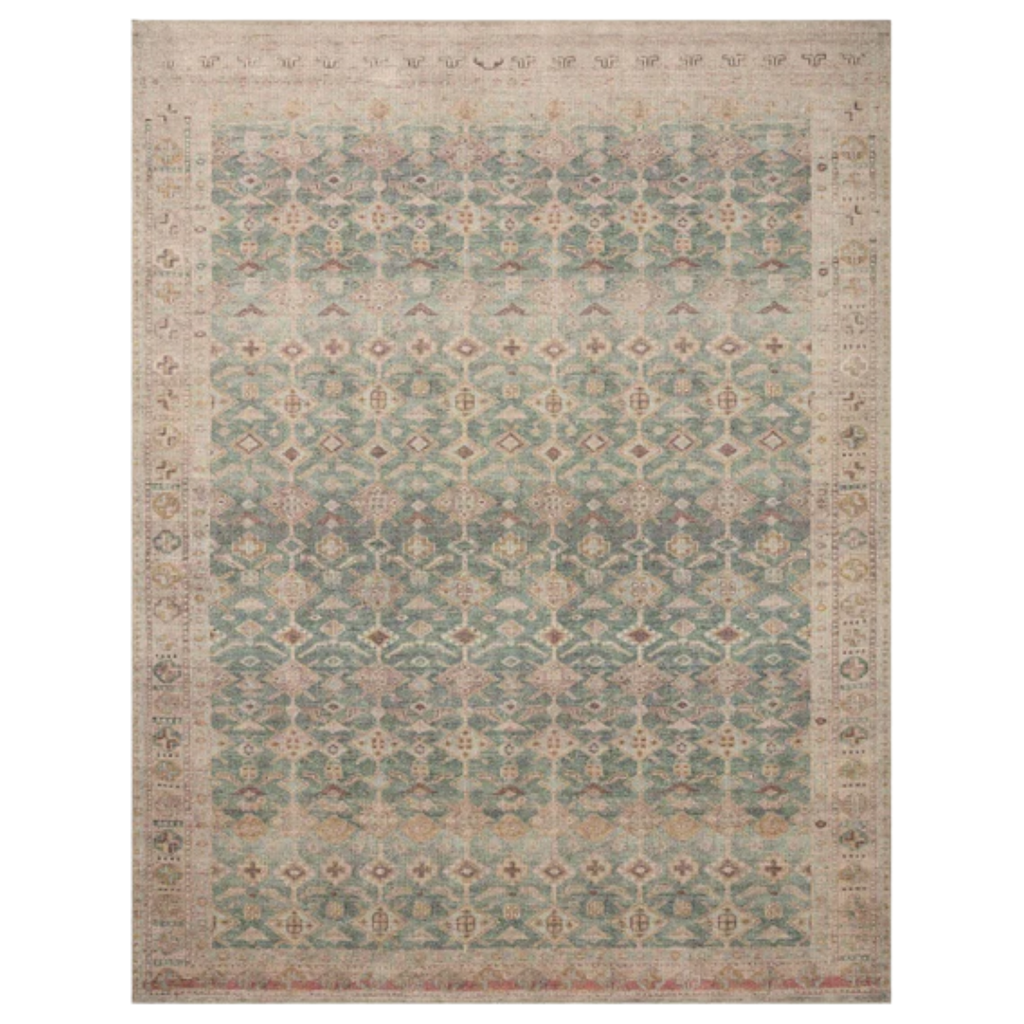 Aubrey Aqua / Sand Rug | Angela Rose x Loloi - Light House Co.