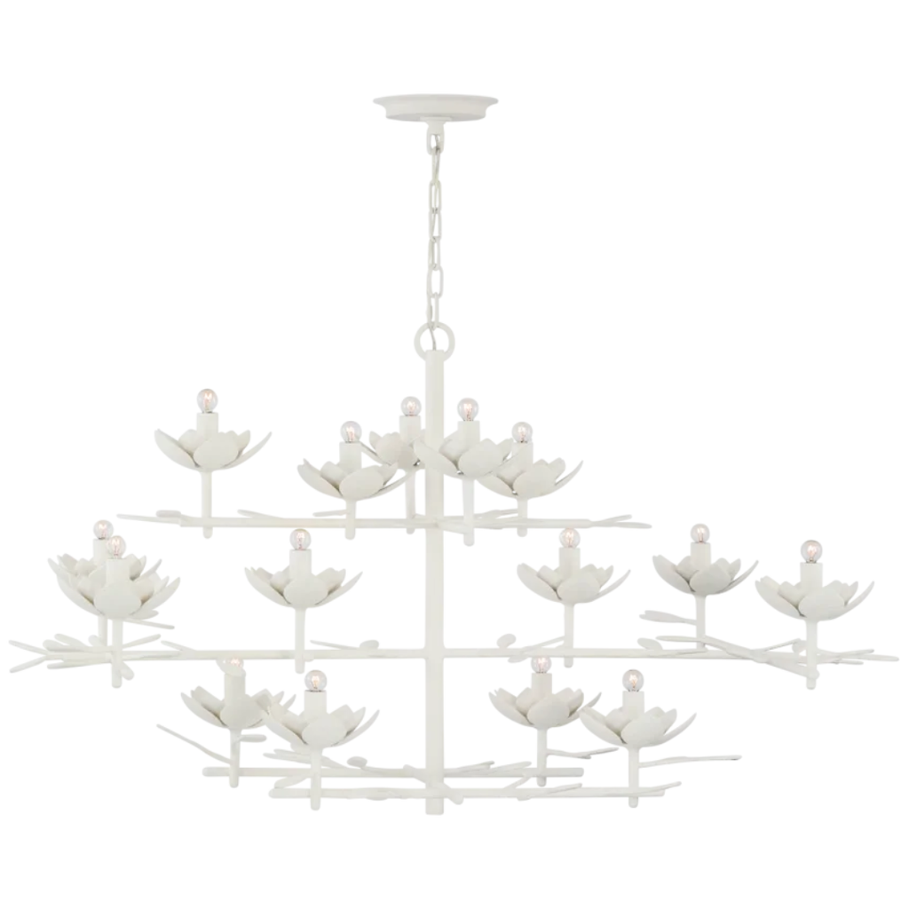 Clementine 48" Low Wide Tiered Chandelier - Light House Co.