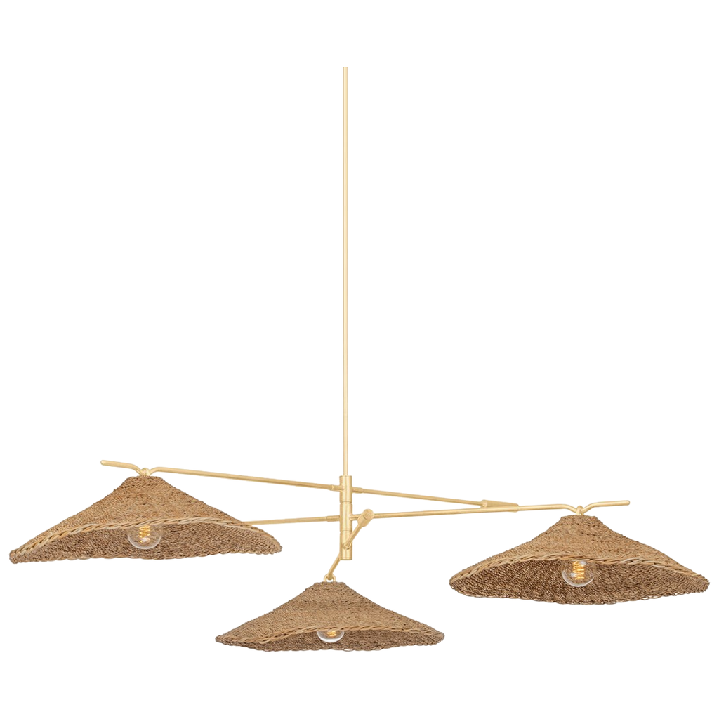 Valier 3 Light Chandelier - Light House Co.