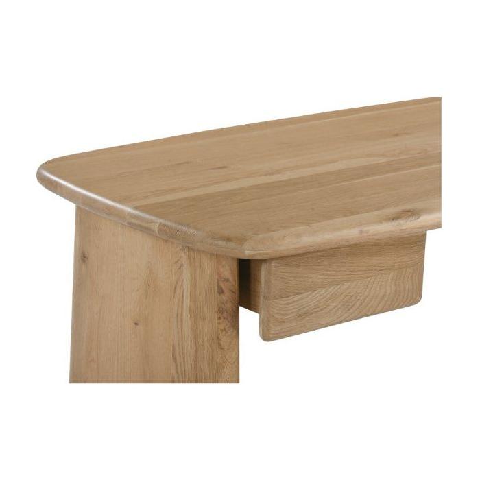 Laurel Solid White Oak Desk 66" - Natural - Light House Co.