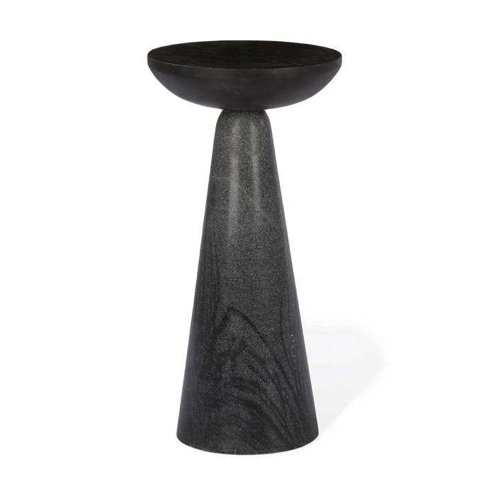Twin Marble Drink Table - Light House Co.