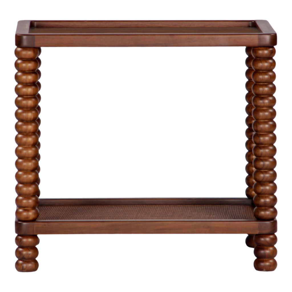 Twist Cane Solid Wood Side Table - Light House Co.