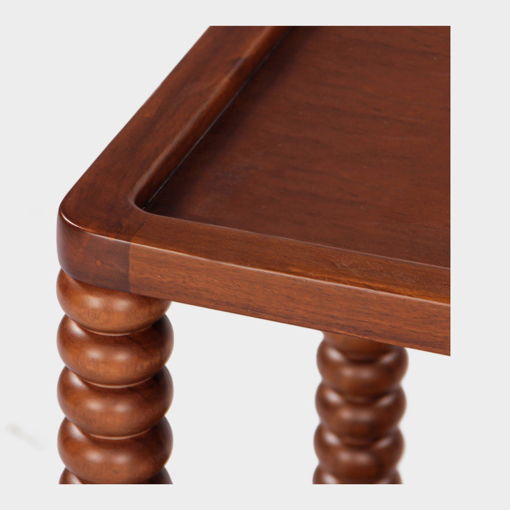 Twist Cane Solid Wood Side Table - Light House Co.