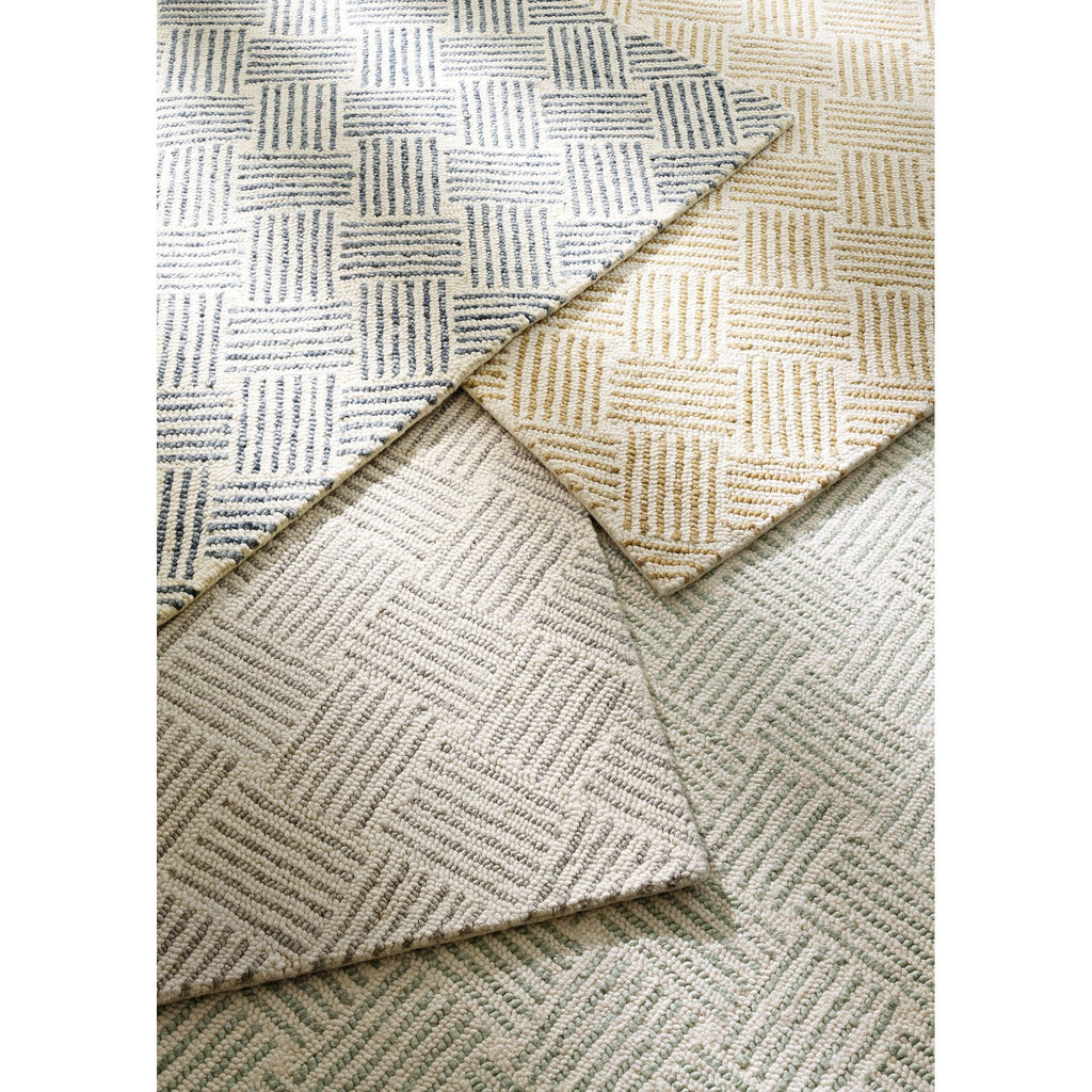 Layers Ochre Hand Hooked Wool Rug - Light House Co.