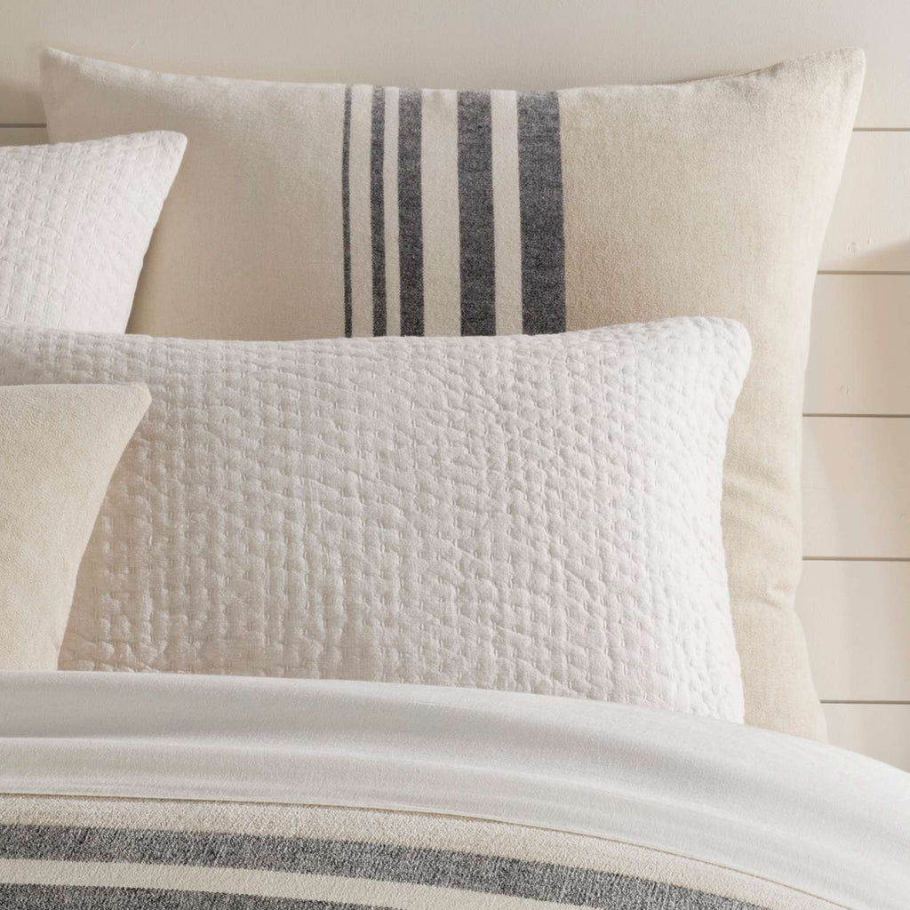 Linen Chenille Stripe Sham - Light House Co.