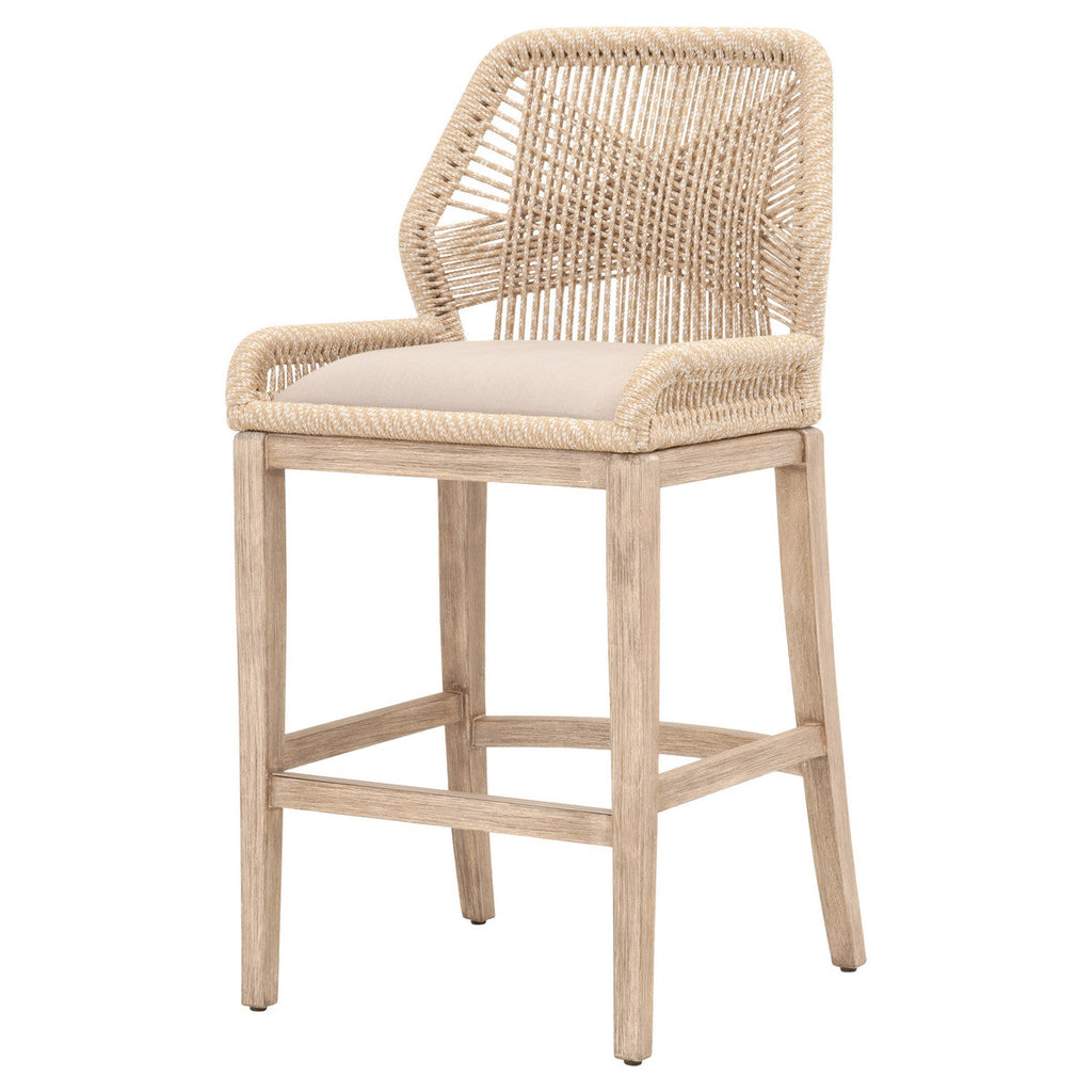 Loom Natural Bar Stool | Open Box - Light House Co.