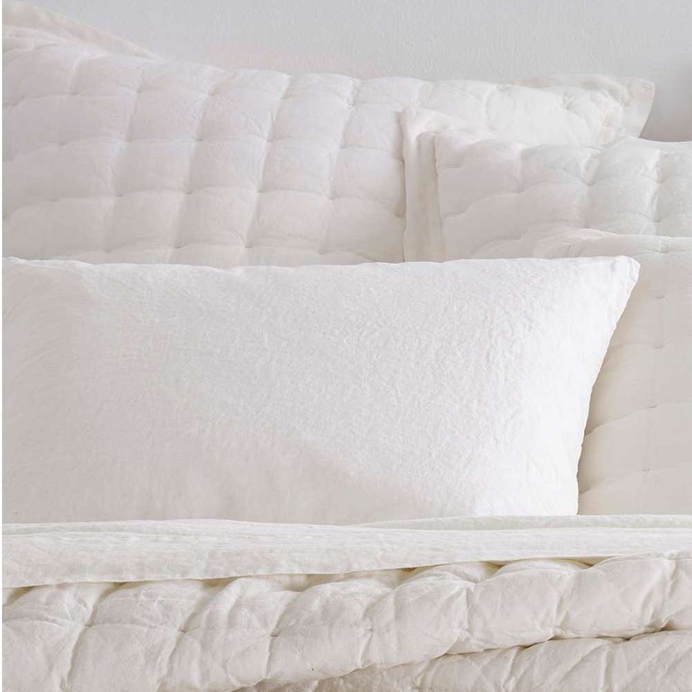 Lush Linen Ivory Sham - Light House Co.
