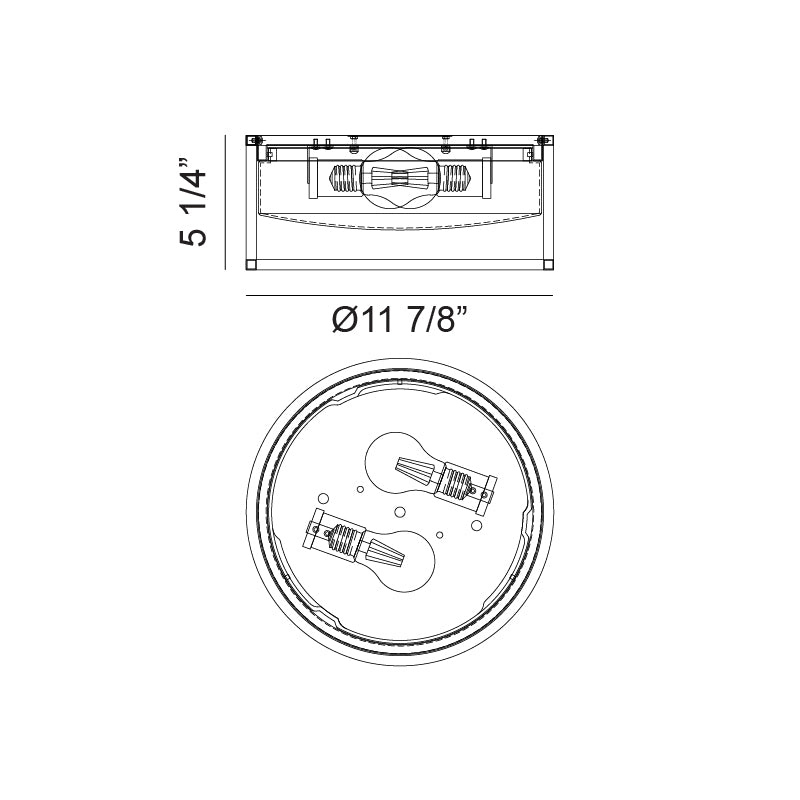 Framerton Flush Mount - Light House Co.