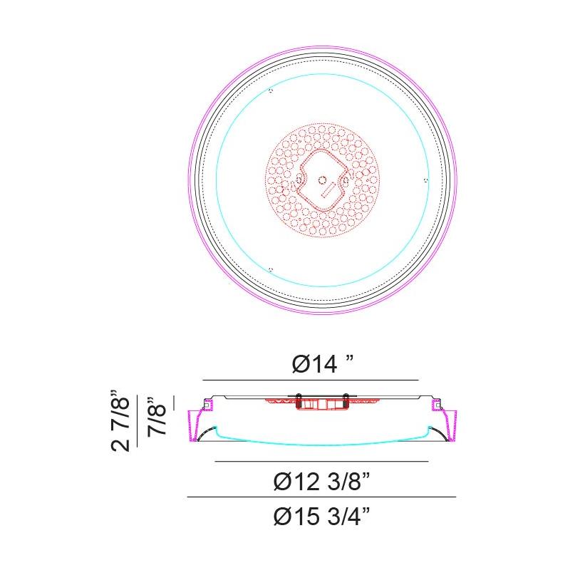 Oculus Flush Mount - Light House Co.