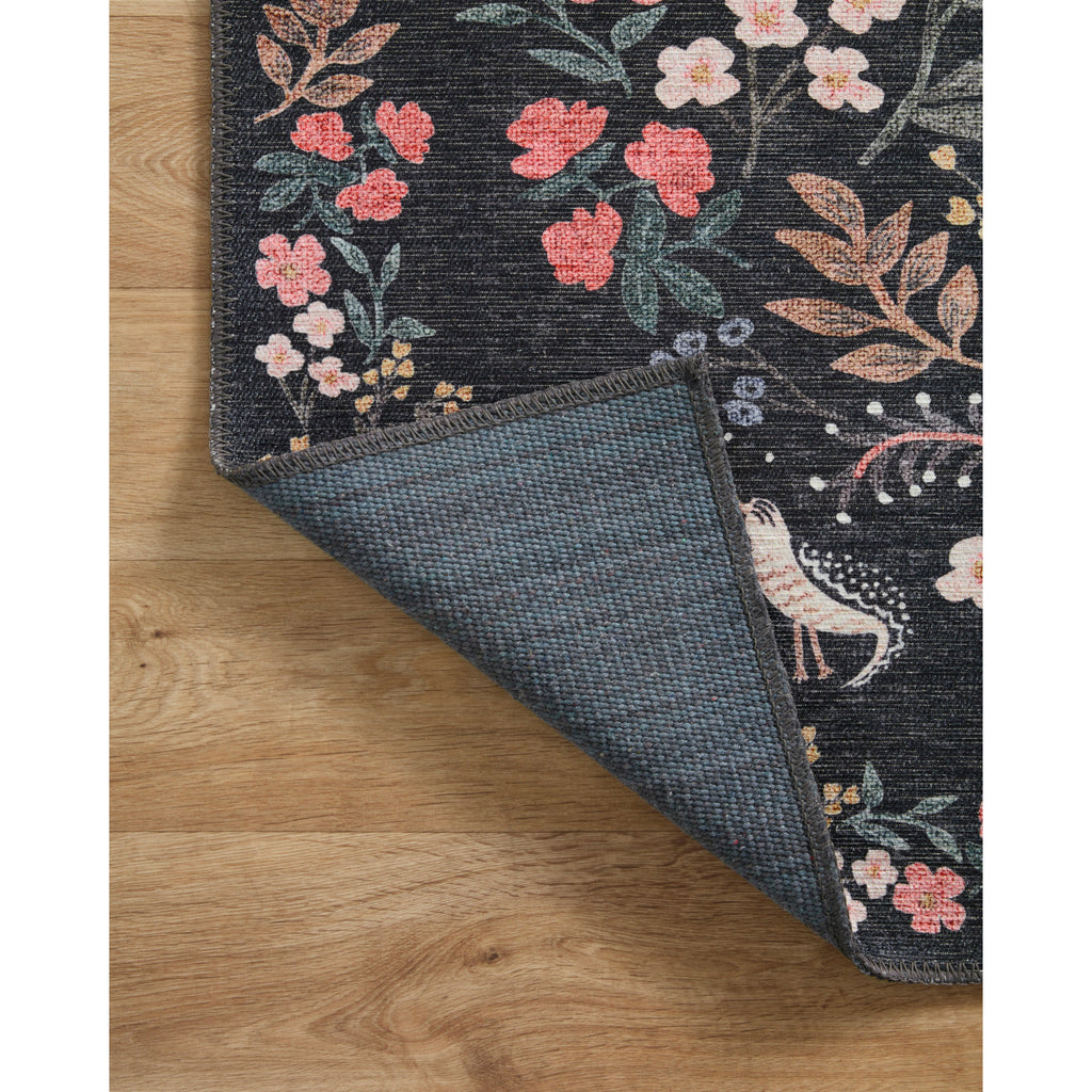 Maison Tuileries / Black | Rifle Paper Co. Rugs x Loloi - Light House Co.