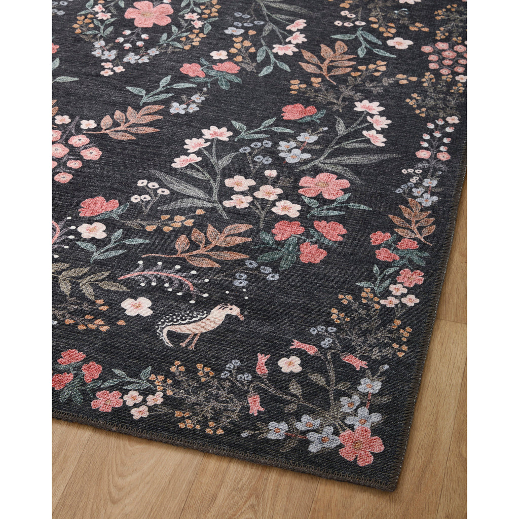 Maison Tuileries / Black | Rifle Paper Co. Rugs x Loloi - Light House Co.
