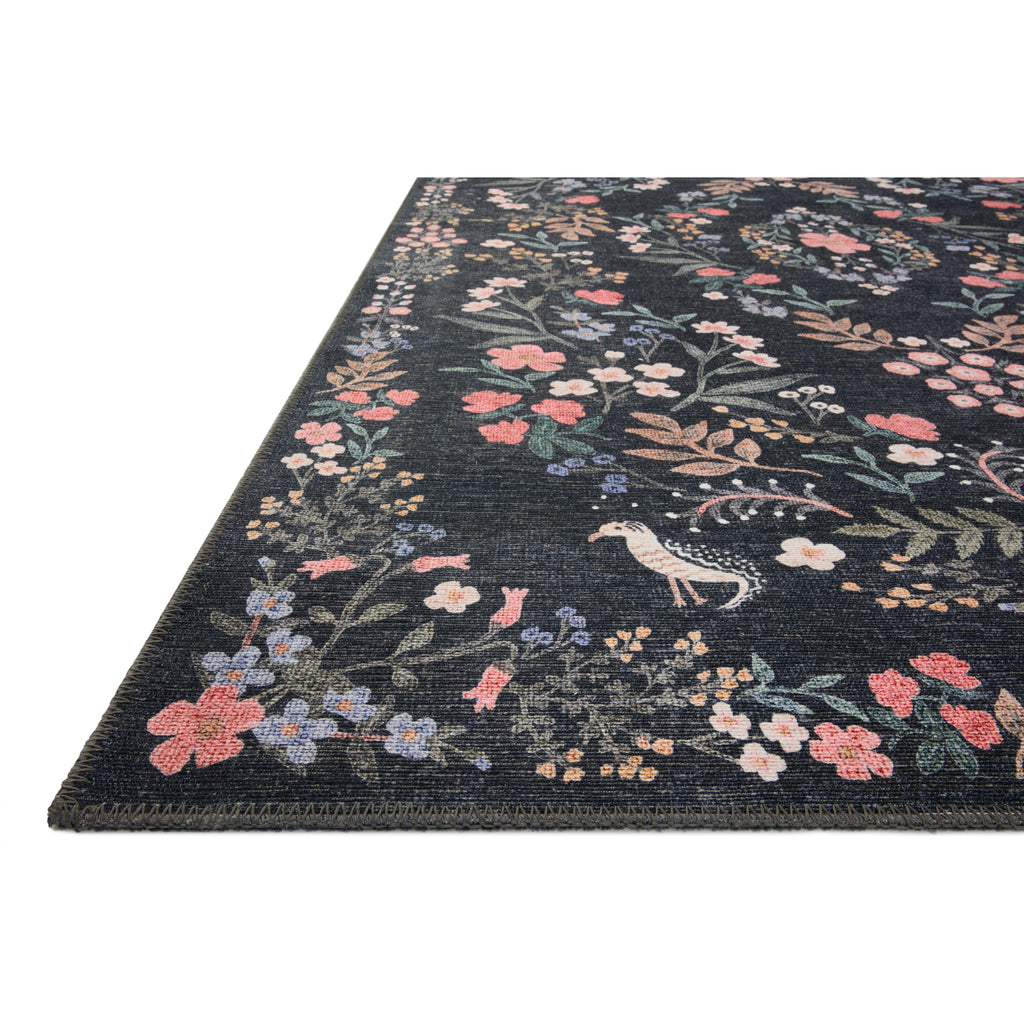 Maison Tuileries / Black | Rifle Paper Co. Rugs x Loloi - Light House Co.