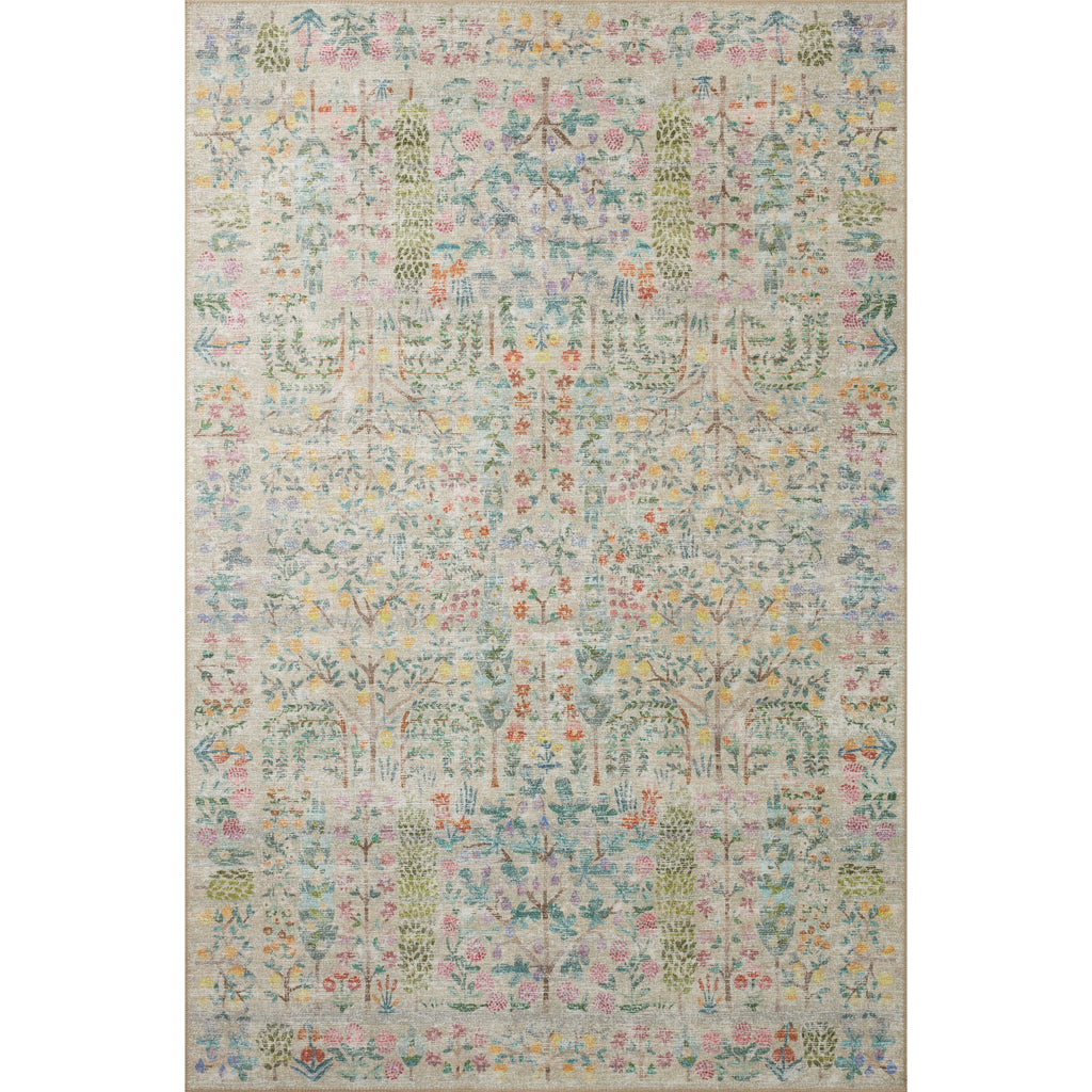 Maison Grove / Khaki | Rifle Paper Co. Rugs x Loloi - Light House Co.