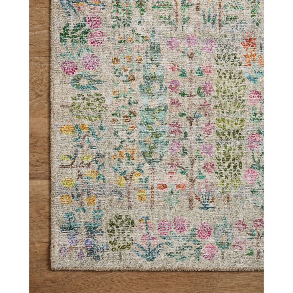 Maison Grove / Khaki | Rifle Paper Co. Rugs x Loloi - Light House Co.