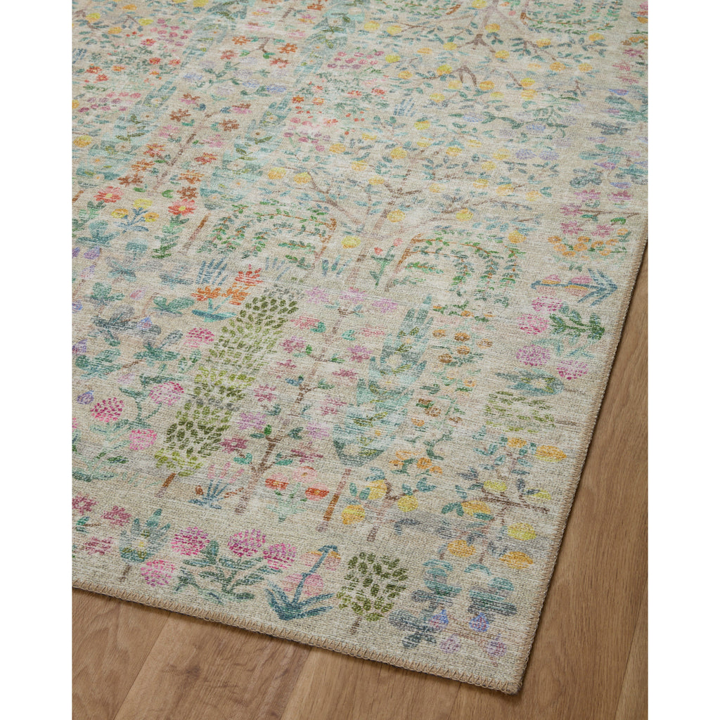 Maison Grove / Khaki | Rifle Paper Co. Rugs x Loloi - Light House Co.