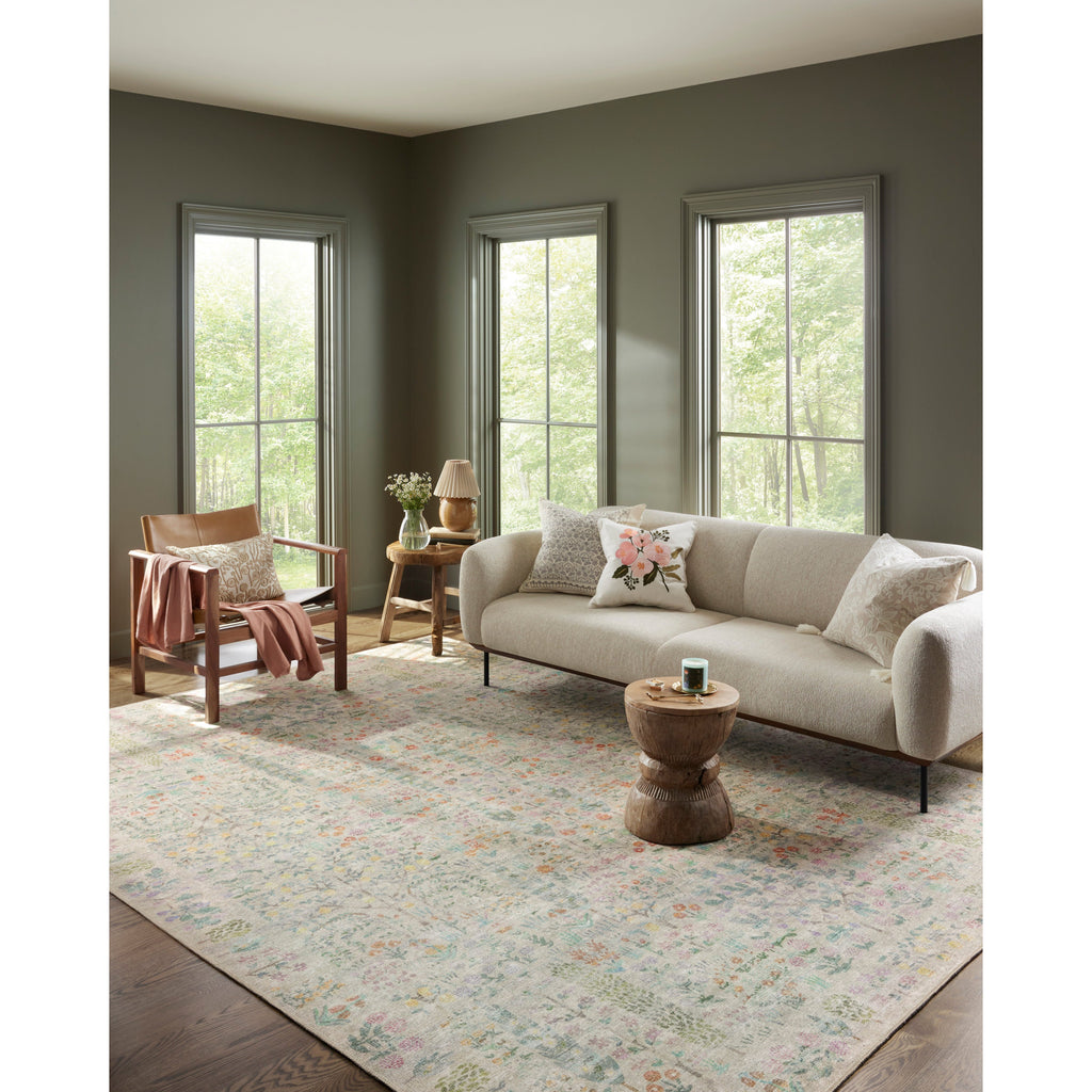 Maison Grove / Khaki | Rifle Paper Co. Rugs x Loloi - Light House Co.