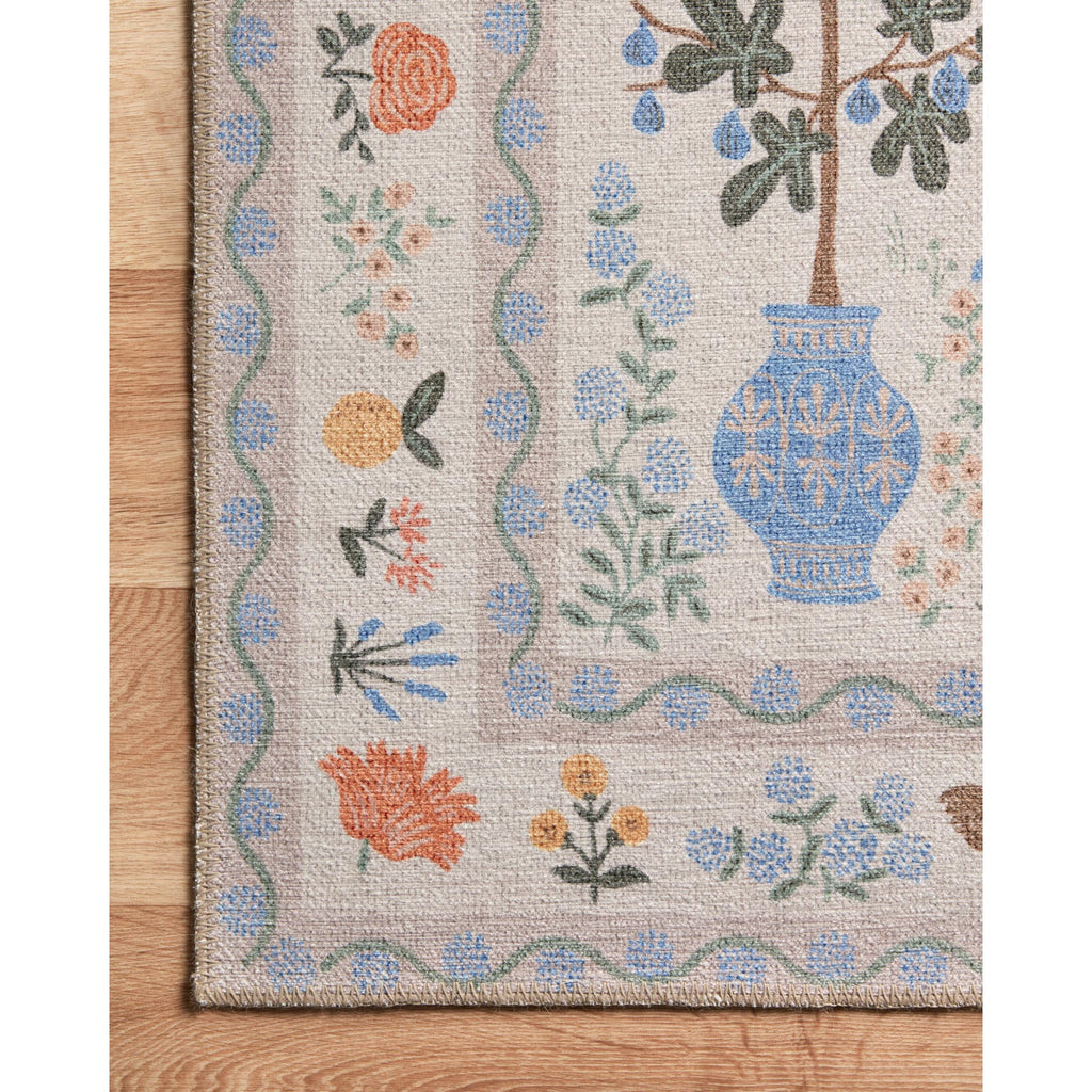 Menagerie Camont / Cream | Rifle Paper Co. Rugs x Loloi - Light House Co.