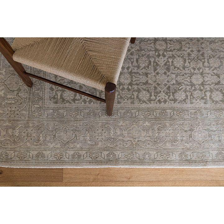 Menorca Green Rug Pure Salt - Light House Co.