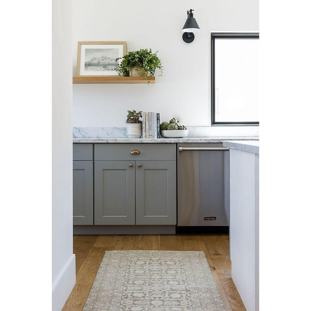 Menorca Green Rug Pure Salt - Light House Co.
