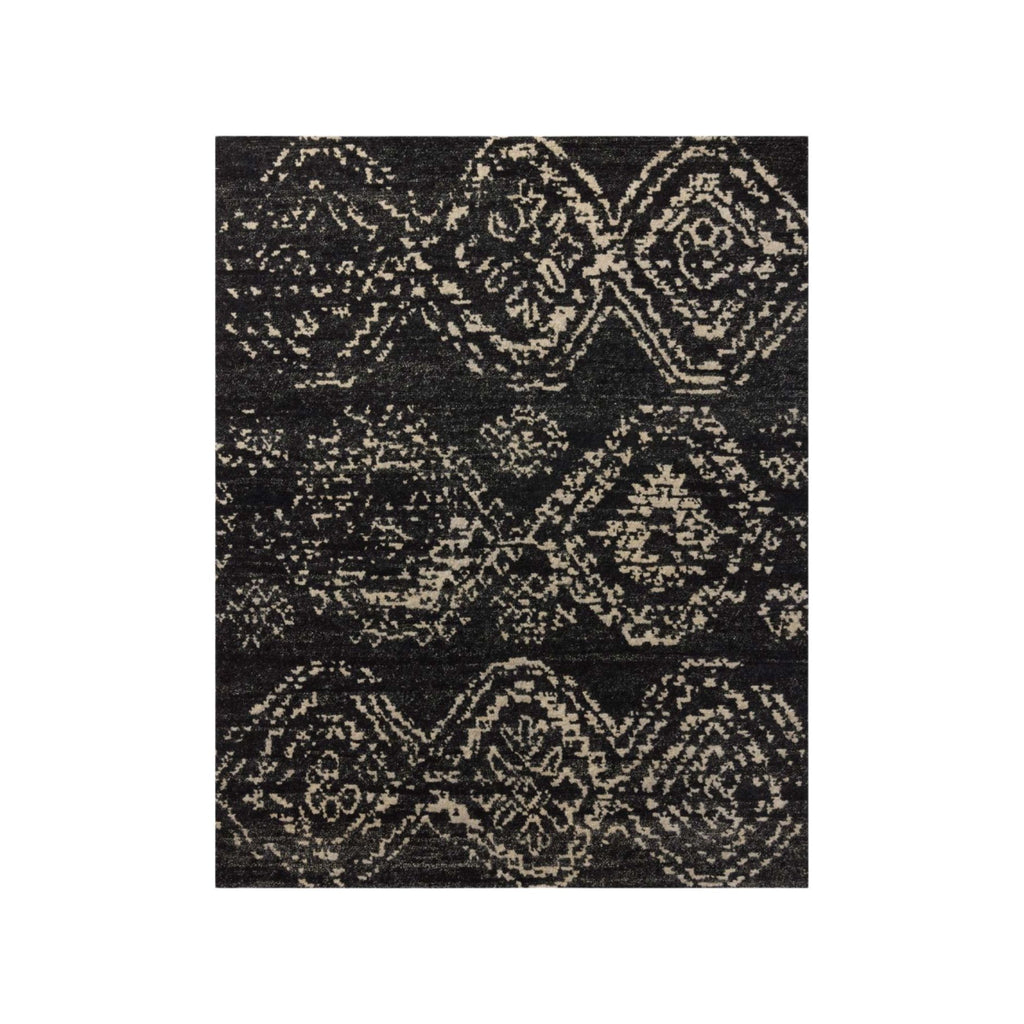 Meryl Black / Ivory Rug - Light House Co.