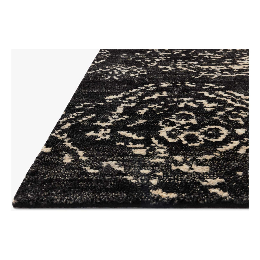 Meryl Black / Ivory Rug - Light House Co.