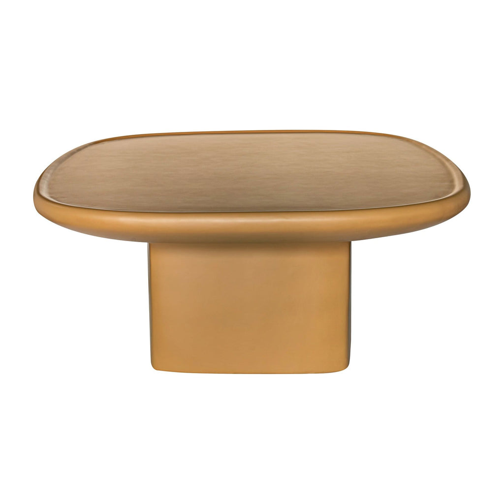 Manon Outdoor Coffee Table Deep Yellow | Outdoor Coffee Tables | Moe's - Light House Co.